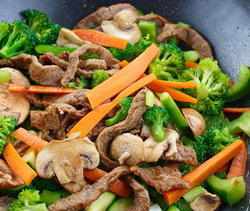 Vegetable Stir-Fry + Homemade gluten-free Teriyaki sauce